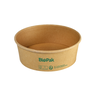 Biopak Ronda Wide brown cardboard/PLA bowl 150x150x60mm 700ml 50pcs