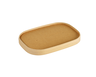 Biopak Brick Medium brown cardboard lid 170x117x17mm 25pcs for trays 199180-199182