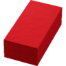 Duni röd servett 40x40cm 3-lags 1/8-vikt 250st