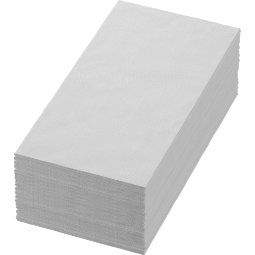 Duni valkoinen lautasliina 40x40cm 2-krs 1/8-taitto 300kpl