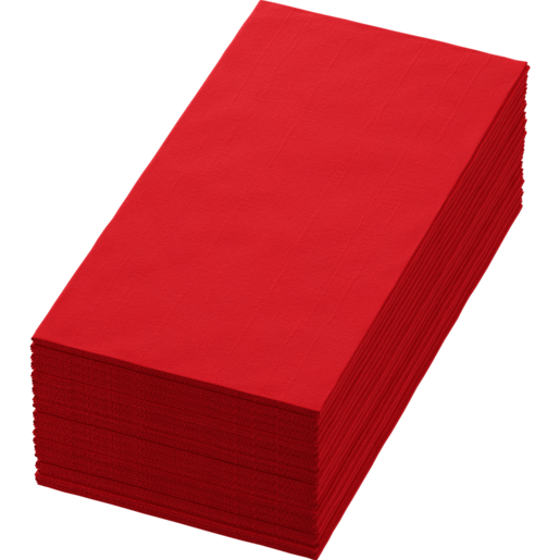 Duni Dunisoft® Bio red napkin 40x40cm 1/8-fold 60pcs