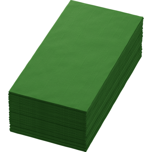 Duni Dunisoft® Bio leaf green napkin 40x40cm 1/8-fold 60pcs