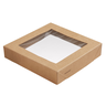 Biopak Viking 140x140x29mm Block brown cardboard/PLA with window 300pcs