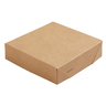 Duni ecoecho Viking Cube brown cardboard lid 113x113x29mm 300pcs