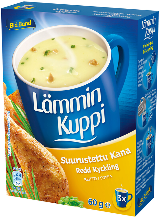 Blå Band Lämmin Kuppi chicken soup 3x20g lactose free