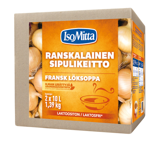 IsoMitta french onion soup 2x0,695kg lactose free