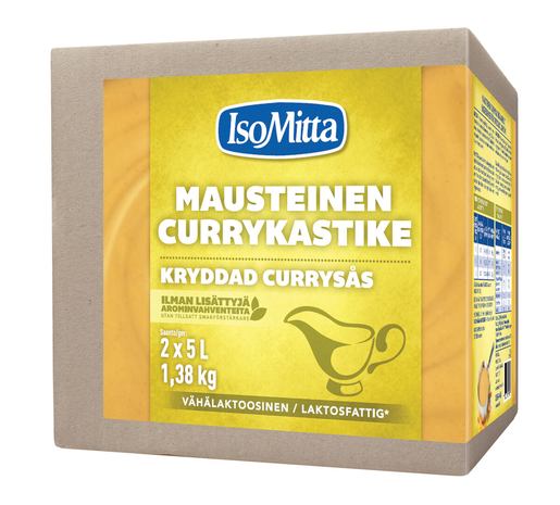 IsoMitta spicy curry sauce 2x690g low lactose
