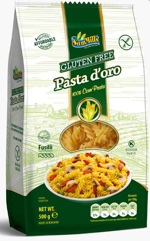 SamMills Pasta D'oro Fusilli pasta 500g gluten free