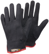 Tegera 8125 svart cotton glove with dots S