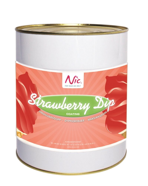 Nic Strawberry flavoured dip coating 3kg