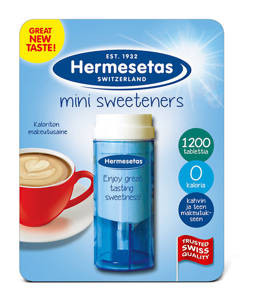 Hermesetas mini sweeteners pöytämakeutusainetabletti 1200kpl