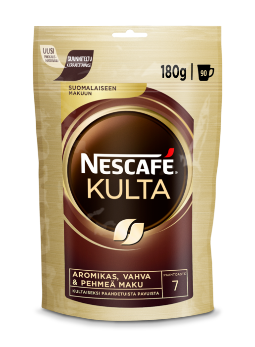 Nescafé Kulta snabbkaffe 180g refill