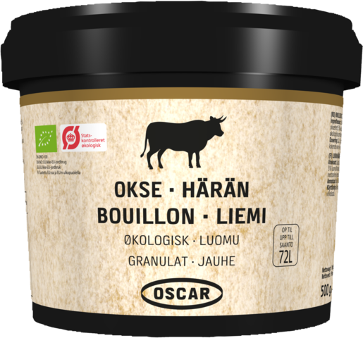 Oscar organic beef bouillon granulate 500g