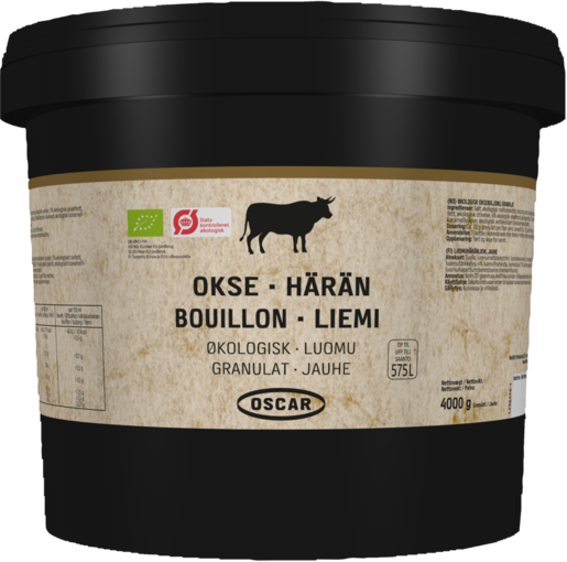 Oscar organic beef bouillon granulate 4kg