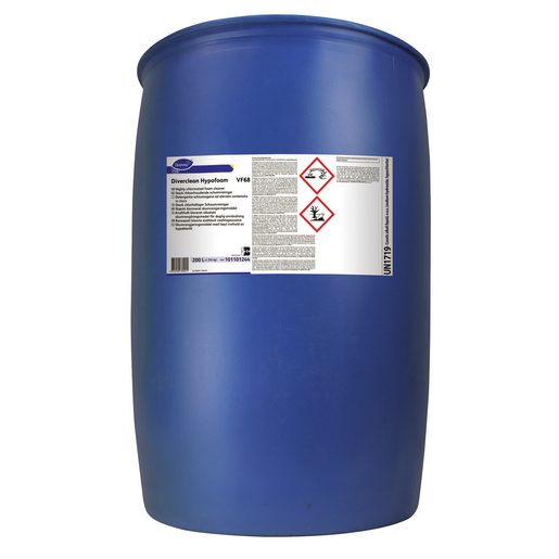 DI Diverclean Hypofoam VF68 200l Kraftfullt alkaliskt skumrengöringsmedel för daglig användning