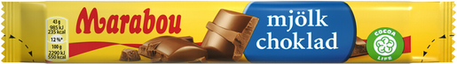 Marabou mjölkchoklad chokladstycksak 43g