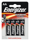 Energizer alkaliskt batteri Power AA 4st