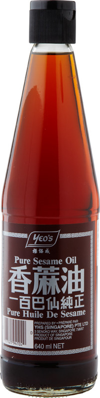 Yeo's sesame oil 640ml