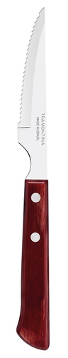 Gaucho steak knife 21,5cm maroon polywood 12pcs