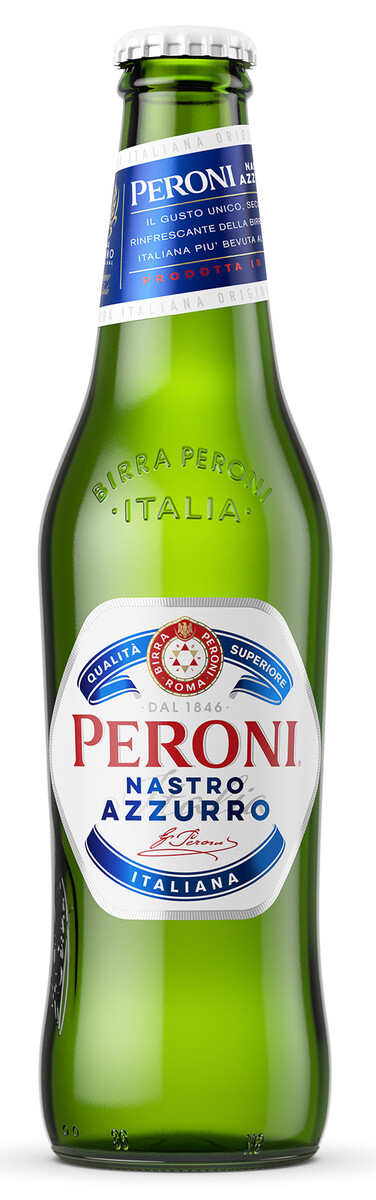 Peroni Nastro Azzurro 4,6% öl 0,33 l flaska