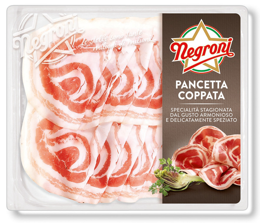Negroni Pancetta coppata 100g sliced