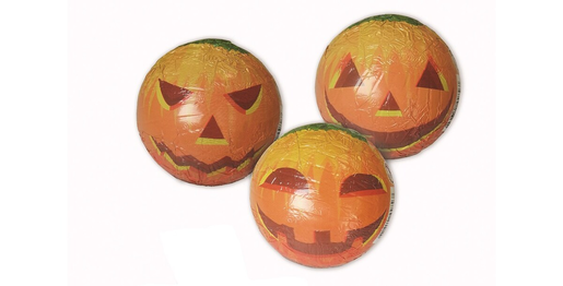 Wal-Cor Horrorween pumpkin chocolate ball with surprise 40g