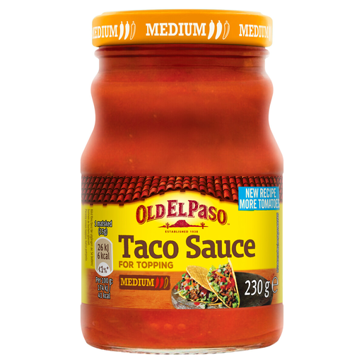 Old El Paso medium taco sås 230g