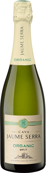Jaume Serra Organic Brut Cava 11,5% 0,75l sparkling wine