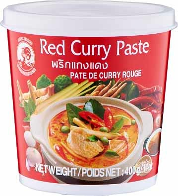 Cock Brand red curry paste 400g