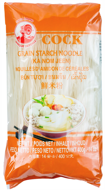 Cock Brand Kanomjin rice noodle 400g