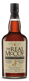 The Real McCoy Rum single blended 5 years 40% 0,7l rommi