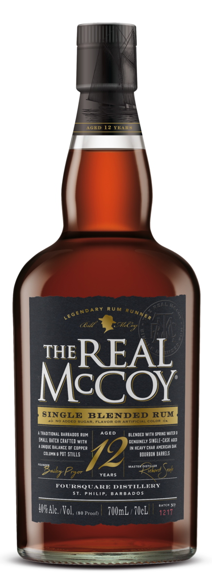 The Real McCoy Rum single blended 12 years 40% 0,7l rom