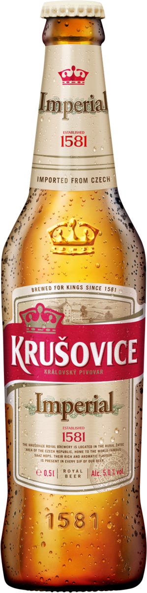 Krusovice Imperial öl 5% 0,5l