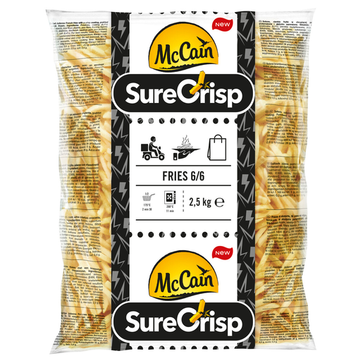 McCain Surecrisp 6mm coated french fries 2,5kg frozen