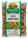 McCain Spicy onion rings veggie pickers 1kg frozen