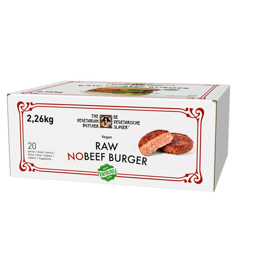 The Vegetarian Butcher No Beef burger 20x113g deep frozen