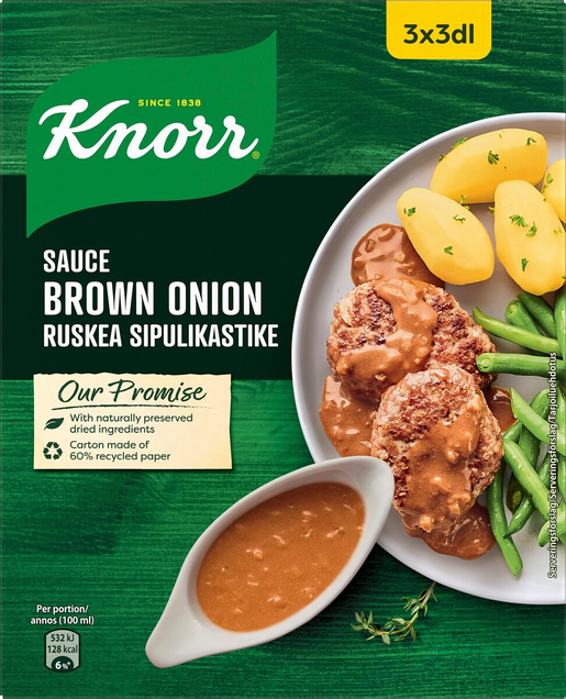 Knorr Sauce mix Brown onion 3x40g