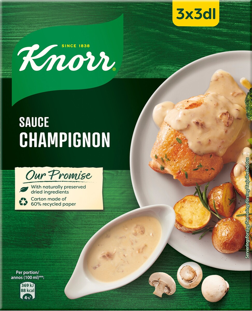 Knorr såsmix champinjonsås 3x21g