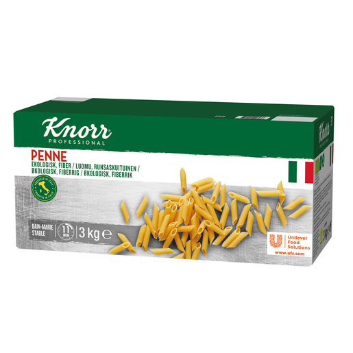 Knorr luomu penne runsaskuituinen pasta 3kg