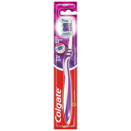 Colgate ZigZag soft toothbrush 1pcs