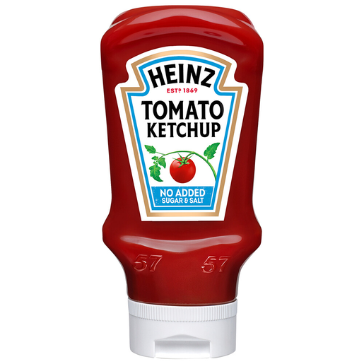 Heinz tomat ketchup 425g utan tillsatt socker och salt