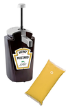 Heinz mustard 3x2,7kg SOM refill