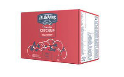 Hellmann's ketchup fyllningspåse 3x2,5kg