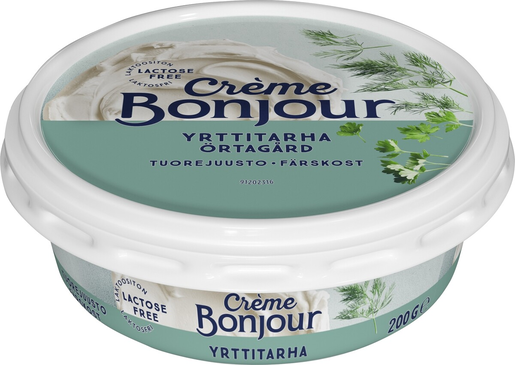 Creme Bonjour gardenherbs cream cheese 200g lactose free