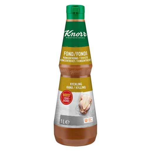 Knorr concentrated liquid chicken fond 1l