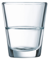 Stack Up shot glass 4,5 cl, tempered, stackable, 12 pcs
