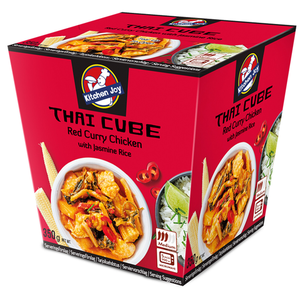 350g Kitchen Joy Thai-Cube Red Curry Chicken with Jasmine Rice, frozen meal  | wihuri Site