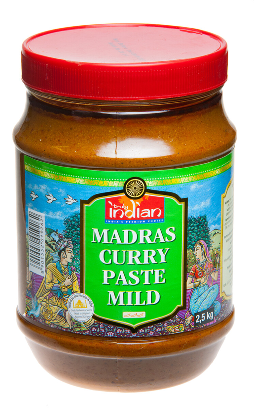 Truly Indian madras mild currypasta 2,5kg