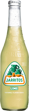 Jarritos Lime Natural Flavor Soda limefruktsmak läskedryck 0,37l flaska