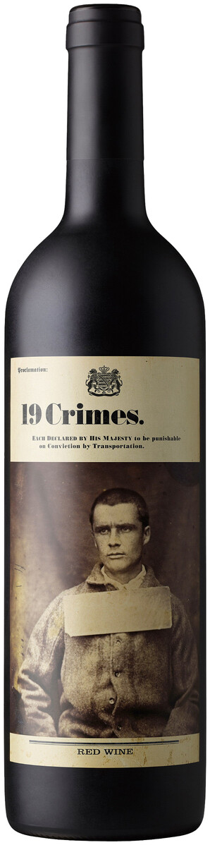 19 CRIMES RED BLEND 75CL RED WINE